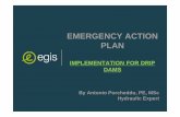 EMERGENCY ACTION PLAN - Dam Safety · An Emergency Action Plan, or EAP, is a formal plan that identifies potential emergency conditions at ... The EAP should contain the specification