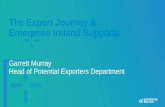 The Export Journey & Enterprise Ireland Supports · Source: Annual Employment Survey results for each year, published in our Annual Reports. (2007-2015) 100,000 120,000 140,000 160,000
