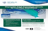 KOALA Specialising in Anaesthetic Devices · GM-KO-67000 Box of 20 Paediatric Circuit 120” 15mm Complete 120” 15mm Paediatric Circuit with 1.0 Litre re-breathing bag GM-KO-67000/120