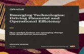 Emerging Technologies: Driving Financial and€¦ · and 38% faster analysis capabilities. Emerging technology users are 9.5x more likely than those not using emerging technologies