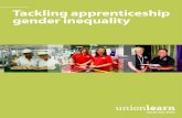 Unionlearn | Tackling apprenticeship gender inequality · women are doing, with prevalent patterns of occupational segregation. Gender inequality is further compounded by the fact