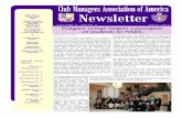 Niagara University › assets › Newsletters › 2a5... · Over the summer, I rotated through the club and learned exactly what it took for each department to work together in order