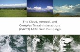 The Cloud, Aerosol, and Complex Terrain Interactions ... › meetings › stm › 2017 › ... · clouds, including cumulus humulis, mediocris, congestus, and stratocumulus, affected