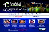 CONFERENCE GUIDE - Predictive Analytics World › boston › ... · Case Study: KeyBank l Making Key Business Decisions with Analytics to Better Serve Customers David Bonalle, KeyBank