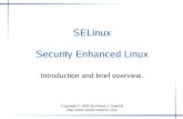 SELinux Security Enhanced Linux - Instytut Telekomunikacjicygnus.tele.pw.edu.pl/~zkotulsk/seminarium/sawicki_pawel-selinux... · MAC – Mandatory Access Control ... LSM – Linux