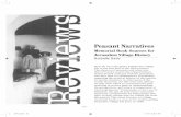 Peasant Narratives - Georgetown University€¦ · Palestine, the last 20 years have witnessed numerous compositions by Palestinians that offer us their unique lens on village life