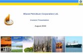 Bharat Petroleum Corporation Ltd. presentation... · Highway Strategy–“GHAR”. The new growth engine ... Strategically expanding upstream activities through inorganic and organic