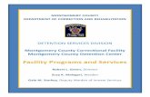 MONTGOMERY OUNTY DEPARTMENT OF ORRE TION AND … › COR › Resources › Files › PD… · program supports and volunteer engagement. Participants gain hard and soft skills, interview