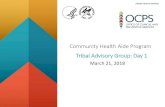 Community Health Aide Program - Indian Health Service · • IHS CHAP Press Release (1/2017) • IHS Policy Statement on CHAP Expansion • Alaska CHAP • IHS Circular 18-01 Community