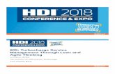 805: Turbocharge Service Management Through Lean and Agile Thinking - HDI Conference/media/HDIConf/Files/... · 2018-03-31 · 805: Turbocharge Service Management Through Lean and