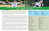 Athletics & Activities at Molloy - Edl€¦ · Athletics and activities have a prominent place in a student’s maturation and growth here at Molloy. Extracurriculars provide opportunities