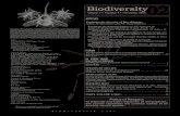 Biodiversity 2002 - Canacollcanacoll.org/Diptera/Staff/Skevington/Biodiversity.pdf · 2013-06-04 · BIODIVERSITY 3 (4 ) 1 2002 Policy of ... are not native to North America. Hölldobler