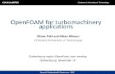 OpenFOAM for turbomachinery applications - Thermohani/OFGBG11/slides/OlivierPetit.pdf · 2011-11-23 · OpenFOAM for turbomachinery applications Gothenbourg region OpenFoam user meeting