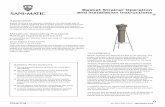 Basket Strainer Operation and Installation Instructions · 2020-02-04 · Basket Strainer Operation and Installation Instructions Application Basket Strainers are typically installed