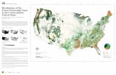 Map of distribution of six forest ownership types in the ... · **Other private includes conservation and natural resource organizations, unincorporated partnerships . and associations,
