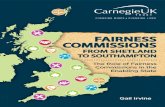 FAIRNESS COMMISSIONS...Britain have established Fairness Commissions to develop policy recommendations which are designed to tackle the impact of poverty and inequality at a local