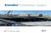 Conder Storage brochure - 4 pages PTA 2015€¦ · STORAGE TANKS STORAGE TANKS Technical Excellence Our unrivalled expertise in the design and manufacture of large scale storage tank