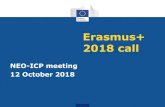 Erasmus+ 2018 call - erasmuspluskosovo.orgerasmuspluskosovo.org/wp-content/uploads/2018/12/Erasmus-call-2… · Erasmus+ Jean Monnet Activities – Selection results Call for Proposals