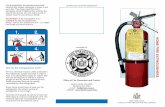 HOME FIRE EXTINGUISHERS Office of Fire Prevention and Control · Fire extinguishers are special pressurized devices that release chemicals or water to put out a fire. They keep small