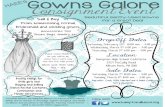 HAEE’sGowns Galore Consignment Event · 2015-01-30 · HAEE’sGowns Galore Consignment Event Sell & Buy Prom, homecoming, formal, bridesmaid and wedding gowns. Make some MONEY