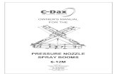 PRESSURE NOZZLE SPRAY BOOMS 6-12M - C-Daxasia.c-dax.co.nz/files/resources/Manuals/2400-5300... · The C-Dax Pressure Nozzle spray booms, are range of robust pressure nozzle boom sprayers