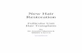 New Hair Restoration ebook - The Hair Transplant New Follicular Hair Transplant 11 progressive hair
