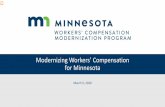 Modernizing workers' compensation for Minnesota · UX research used to create user personas & system map of core experience. Test & Validate Designs. UX research used to create wireframes