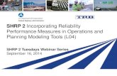 SHRP 2 Incorporating Reliability Performance Measures in ... 2 Incorpor… · SHRP 2 Incorporating Reliability Performance Measures in Operations and Planning Modeling Tools (L04)