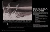 RONGOA MAORI - Rongoa New Zealandrongoanz.blogtown.co.nz › files › 2012 › ...Rongoa-2012.pdf · What is Rongoa Maori? Rongoa Maori is about having an intimate relationship with
