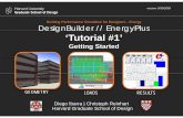 Building Performance Simulation for Designers - Energy DesignBuilder // EnergyPlus ... · 2015-05-31 · version: 9/30/2009 OVERVIEW We will be using EnergyPlus as the simulation
