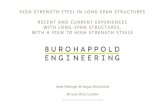 HIGH STRENGTH STEEL IN LONG SPAN STRUCTURES RECENT …news-sci.com/.../2015/07/2-hillong-andy-pottinger.pdf · Title: Generic intro slides to BuroHappold Engineering Author: lholl