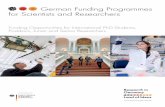 German Funding Programmes for Scientists and Researchers › 2979689 › German-funding-programmes.pdf · We have produced “German Funding Programmes for Scientists and Researchers”
