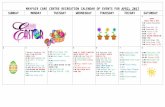 Mayfair care centre€¦  · Web viewmayfair care centre recreation calendar of events for april 2017 sunday monday tuesday wednesday thursday friday saturday 1. happy . april fool’s