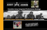 Canadian Army Performance Triad (CAP3): Leader’s Guide · Provide leaders the tools and resources necessary to enhance readiness and resiliency amongst the Canadian Army team. Nested