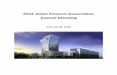 2016 Asian Finance Association Annual Meeting · June 26-28, 2016 . ii Conference Sponsors The Stock Exchange of Thailand ... Thailand Securities Institute (TSI) was established in