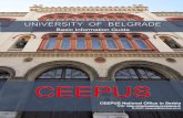 CEEPUS National Office in Serbia - University of Belgradebg.ac.rs › files › sr › saradnja › Ceepus Basic Information... · Due to a long-lasting procedure of announcing CEEPUS