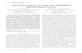 Kinematic Analysis on Land of an Amphibious … › Papers › 2015 › ICMA2015-362.pdfKinematic Analysis on Land of an Amphibious Spherical Robot System Lin Bi1, Jian Guo1 Shuxiang
