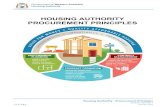 HOUSING AUTHORITY PROCUREMENT PRINCIPLES...Housing Authority - Procurement Principles Created: April 2017 7 | P a g e Version: One Housing Procurement Principle (HPP) 5 - Sustainable