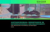 ANTIMICROBIAL RESISTANCE IN INTERNATIONAL DEVELOPMENT · Antimicrobial Resistance in International Development: UK Research Funding Landscape Introduction The rise in drug-resistant