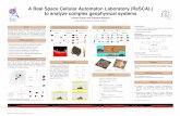 A Real Space Cellular Automaton Laboratory (ReSCAL) to analyze complex geophysical systems · 2012-04-19 · The Real Space Cellular Automaton Laboratory (ReSCAL) is a generator of