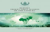 REPORT THIRTY FIRST SESSION OF THE COMCEC · REPORT THIRTY FIRST SESSION OF THE COMCEC Istanbul, 23-26 November 2015 COMCEC Coordination Office Ankara, November 2015. ... the Union