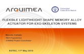 FLEXIBLE LIGHTWEIGHT SHAPE MEMORY ALLOY ACTUATOR …robotics.estec.esa.int/ASTRA/Astra2015/Presentations/Session 2A/9… · FLEXIBLE LIGHTWEIGHT SHAPE MEMORY ALLOY ACTUATOR FOR EXO-SKELETON