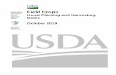 Field Crops Usual Planting and Harvesting Dates …...2010/10/29  · 6 Field Crops Usual Planting and Harvesting Dates (October 2010) USDA, National Agricultural Statistics Service