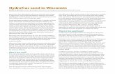 Hydrofrac sand in Wisconsin - Extension Monroe County · Mt. Simon sandstone is found to the northeast in Clark, Wood and northern Jackson and Monroe Counties. There is increasing
