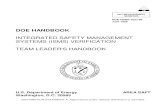 DOE-HDBK-3027-99; DOE Handbook Integrated … › ehs › ism › 2009 › assets › docs › hdbk302799.pdfthe Integrated Safety System Management Guide (DOE G 450.4-1). Another