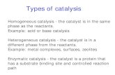 Types of catalysis - stemed.sitestemed.site/NCSU/CH433/module/lec20/pdf/catalysis.pdf · Zeolites: shape selective catalysis The alkylation of benzene with propylene is an important