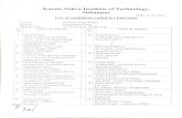 Kamla Nehru Institute of Technology, Sultanpur · 2014-07-18 · Kamla Nehru Institute of Technology, Course: Branch. Date & Time . Sultanpur Date: 11-07-2014 List of candidates called