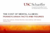 THE COST OF MENTAL ILLNESS: PENNSYLVANIA FACTS …Many different genetic factors may increase risk, but no single genetic variation causes a mental illness by itself; Specific interactions