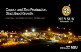 Copper and Zinc Production, Disciplined Growth.€¦ · Copper and Zinc Production, Disciplined Growth. TSX & NYSE American NSU. Forward looking statements This Presentation contains