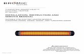 tungsten smart-heat™ electric heater - Amazon S3€¦ · INSTRUCTION WITH APPLIANCE FOR FUTURE REFERENCE.! tungsten smart-heat™ electric heater BY BrOmic INsTAllATION, INsTRucTION